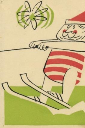 Antipodean touch: Summer Santa was an example of his uniquely Australian aesthetic.