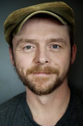 British actor, writer and comedian Simon Pegg aims to wake every day with a smile on his face.
