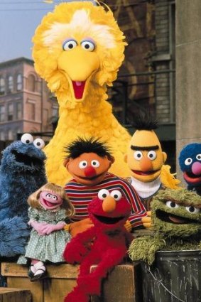 The famous characters from the long-running children's favourite, <i>Sesame Street.</i>