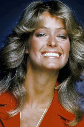 The Duchess of Cambridge's hairstyle has been compared to Farrah Fawcett's, pictured here in 1977.