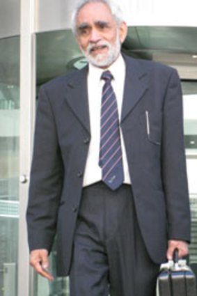 Ludher Swaran a lawyer for Anwar Sayed outside the Perth District Court.