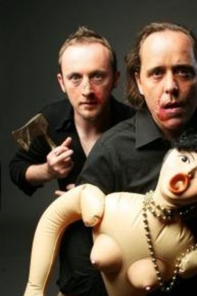 Karlis Zaid, Mark Jones and Adam Murphy in <i>Beautiful Losers</i>, part of the fifth Melbourne Cabaret Festival.