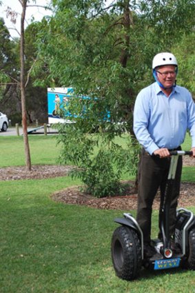 Segways will only be allowed on WA paths as part of registered tours.