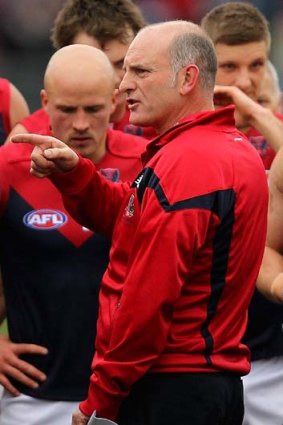 Regrets &#8230; sacked Melbourne coach Dean Bailey.