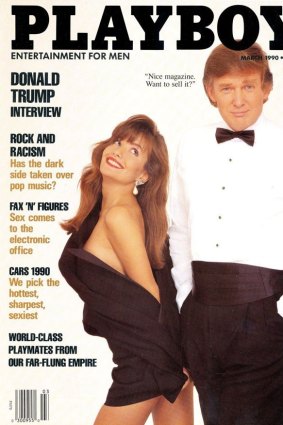 Donald Trump on the cover of <i>Playboy</i>.