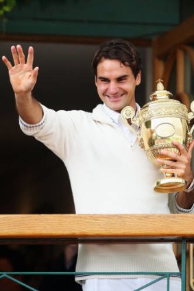 All-conquering at All England: Roger Federer.