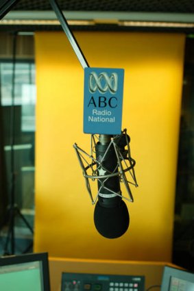 Radio National studio photographed at the ABC Building in Ultimo, Sydney.