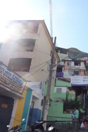 Santa Marta favela in Rio de Janeiro is now occupied by police.