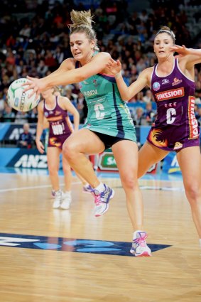 Vixens centre  Liz Watson (left) has missed out on a spot in the Diamonds' World Cup squad.