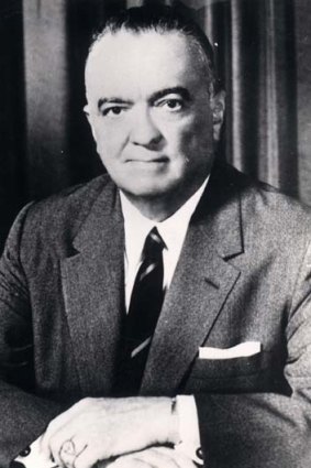 Two very different operators: FBI head J. Edgar Hoover.