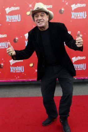 Molly Meldrum on the red carpet for the  Australian Premier of <i>Xanadu the Musical</i> at Docklands in March this year.