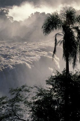 The Iguazu Falls.