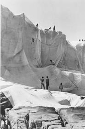 "Wrapped Coast – Christo and Jean-Claude's stunning 1969 artwork.