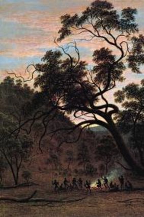 Haunting and moving: <i>A Corroboree of Natives in Mills Plain</i> by John Glover, 1832.