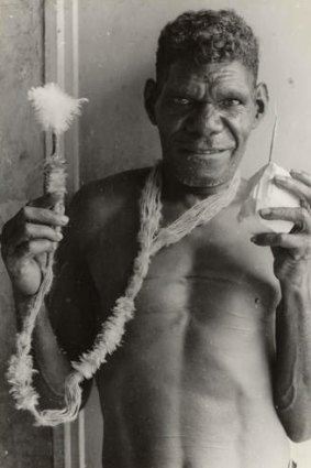 Rule of thumb: Aboriginal elder Narritjin, from the Mang galili clan.
