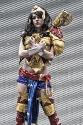 Sarah Groenewood as Wonder Woman.