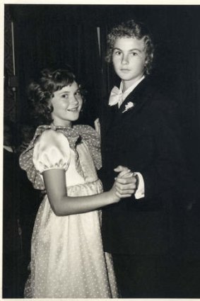 Dancing queen … Clements, aged 10, with her brother Anthony.