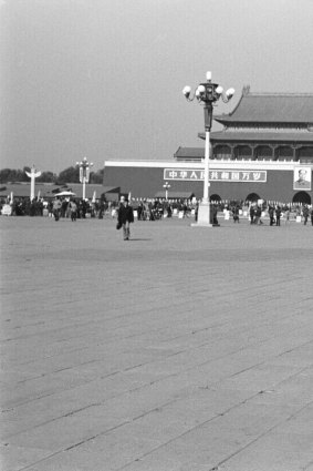 Andy Warhol in Tiananmen Square. 