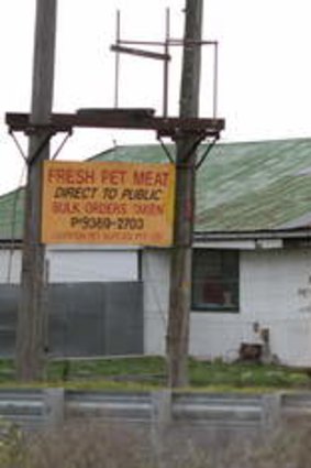 Get thee to a knackery … a "doggers" yard in suburban Melbourne, the final stop for many race horses.