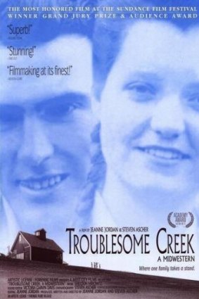 A poster for the film <I>Troublesome Creek: A Midwestern.</i>
