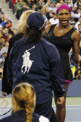 Serena Williams losing her cool at the U.S. Open.