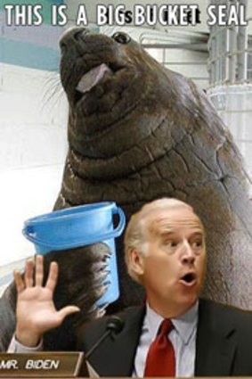 Biden also inspired a web Photoshop contest.