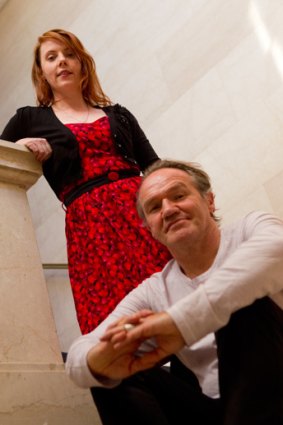 Two of the shortlisted authors: Tony Birch for <i>Blood</i> and Favel Parrett for her book <i> Past The Shallows</i>.