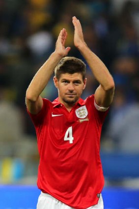 England captain Steven Gerrard.
