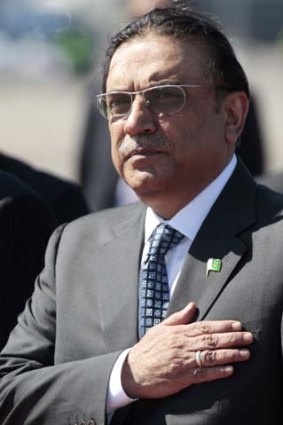 Pakistan's President Asif Ali Zardari.