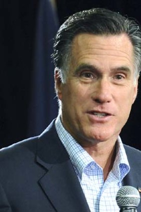 Republican presidential candidate and former Massachusetts Governor ... Mitt Romney.