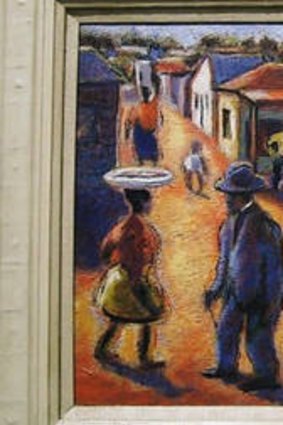 Gerard Sekoto's <i>Street Scene</i>, one of the five paintings stolen at the weekend from the Pretoria Art Museum.