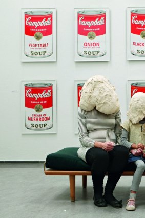 Curator Majbritt Loland and Family, Randers Art Museum, Randers, Denmark, 2014. From Dough Portraits