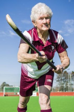 Marie Larsen turns 80 on Friday and has been certified by the Guinness Book of Records as the world's oldest female competitive hockey player in the world.