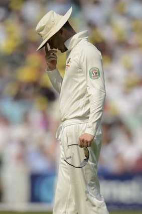 Not much to cheer about: Australian captain Michael Clarke.
