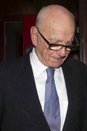 News Corp chief executive and chairman Rupert Murdoch in London this week.