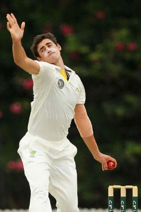 Best foot forward ... Mitchell Starc could be a viable replacement for the injured Mitchell Johnson.