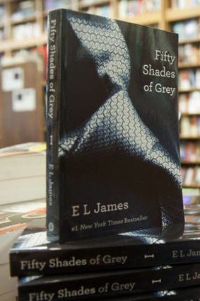 Fifty Shades of Grey by E. L. James. The first part of an erotic trilogy, the book has spent the past 22 weeks in the number one spot of the New York Times bestseller's list for fiction.