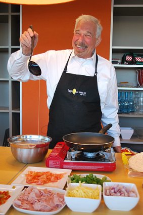 Howard Hemler's unique omelette talents have taken him around the world.