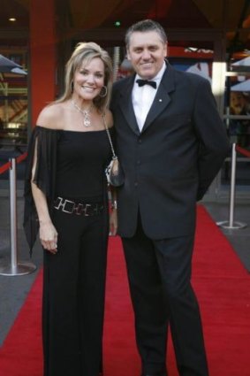 Ray Hadly with ex-wife Suzanne.