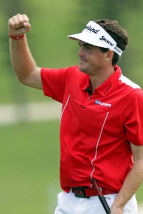 Fist among equals: Keegan Bradley, despite good form, will miss the Presidents Cup.