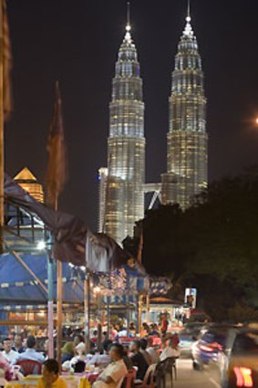 Aussie magnet ... the Petronas Towers in Malaysia's capital, Kuala Lumpur.