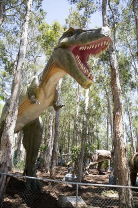 Clive Palmer's new dinosaur park, Palmersaurus at Coolum.