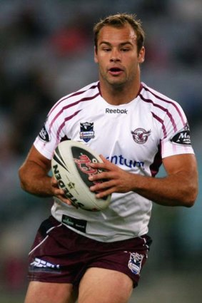 In recovery . . . Manly's star Brett Stewart may miss his club's opening clash against Melbourne.