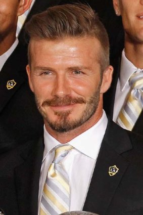 David Beckham's "laughing cavalier".