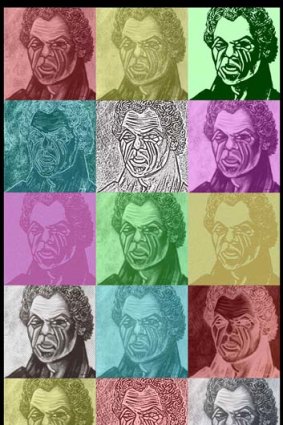 Warwick Keen's <em>The many faces of Bungaree</em>.