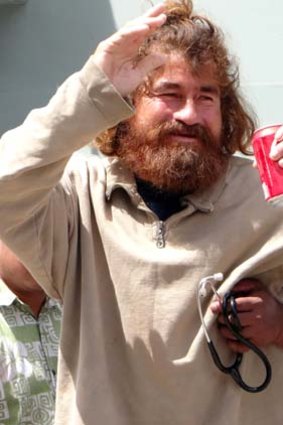 Mexican castaway: Jose Salvador Alvarenga arrives  in Majuro.