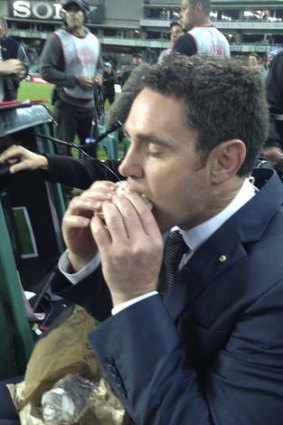 Meanwhile, Brad Fittler celebrated completing a fast for the Jewish holy day of Yom Kippur with a pork sandwich.