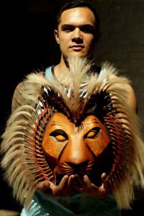 Nick Afoa who plays the character of Simba in the 2014 production of The Lion King.