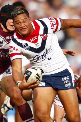 Charged &#8230; Sydney Roosters star Joseph ''BJ'' Leilua.