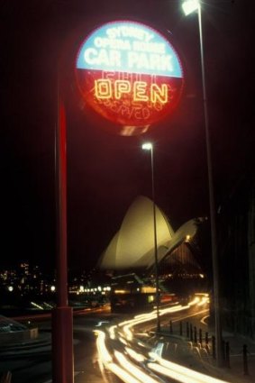 Parking demand: Night lights and the Sydney Opera House 